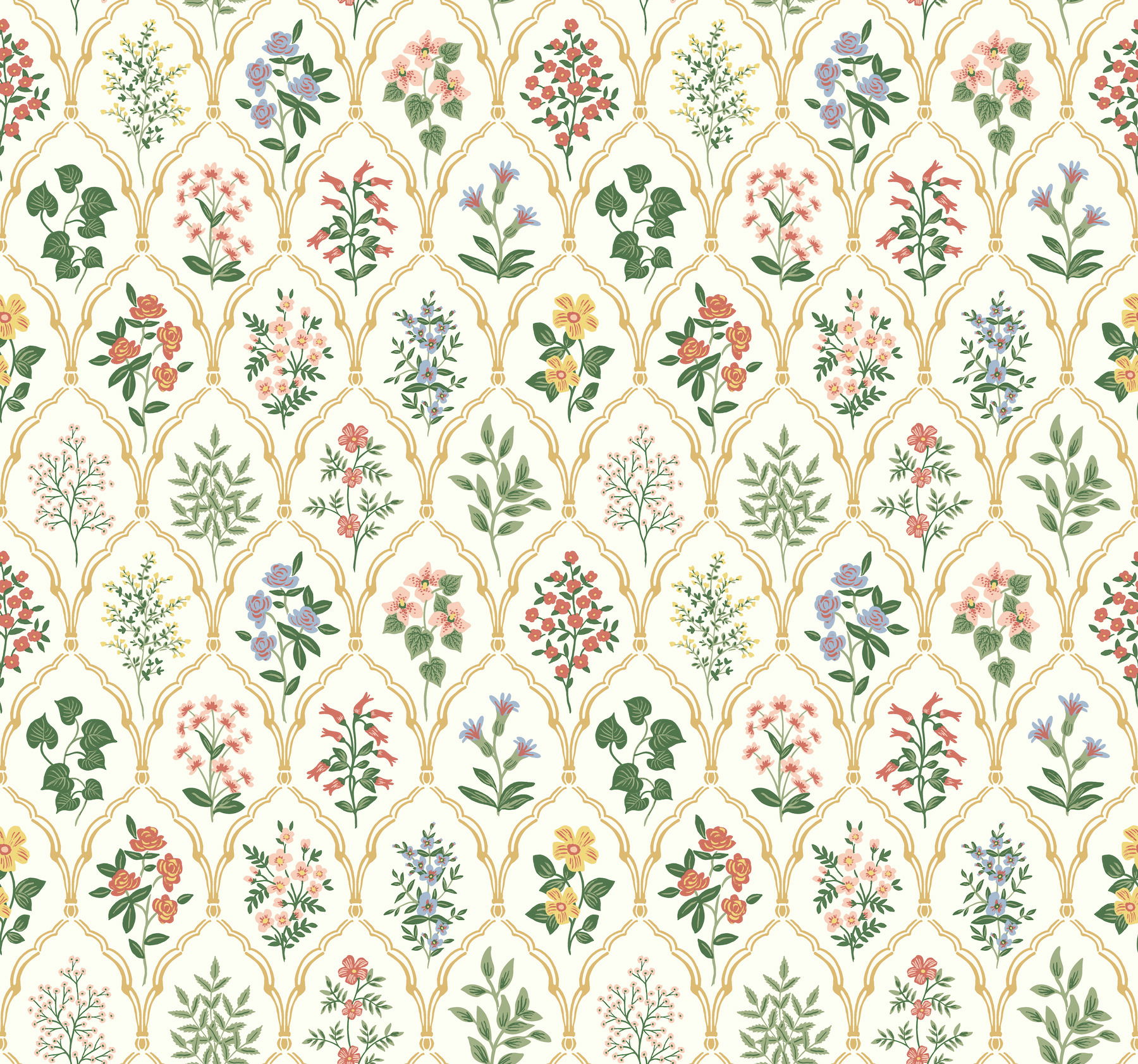 Hawthorne Cream Wallpaper large image 