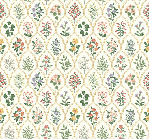 Hawthorne Cream Wallpaper