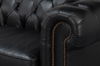 Castered Chesterfield Sofa,Onyx Black thumbnail 10