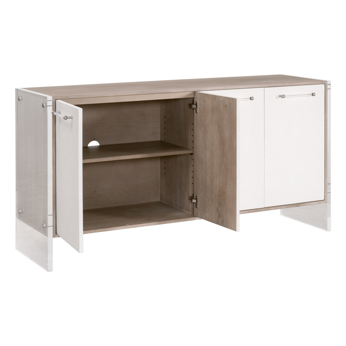 Lorin Shagreen Media Sideboard, Cabinets & Sideboard by Essentials for Living, 67" width x 34.5" height x 19" depth View 8