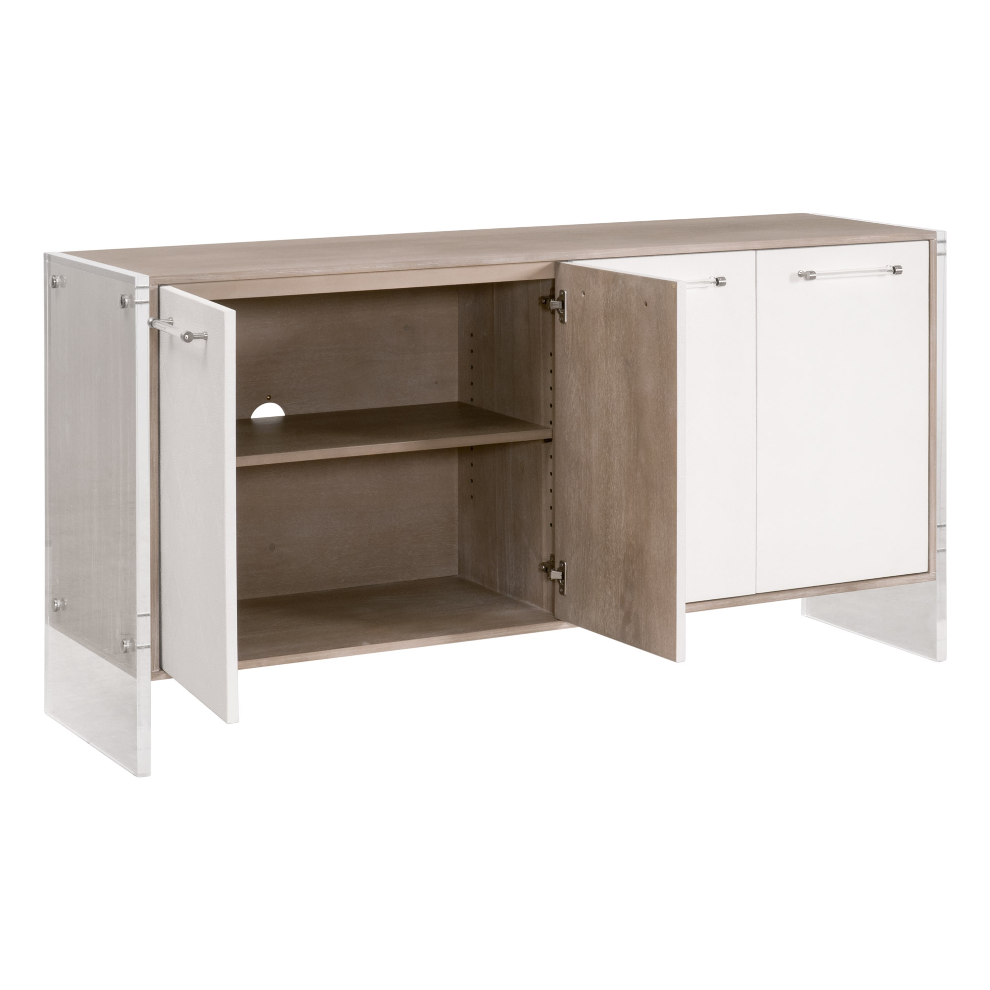 Lorin Shagreen Media Sideboard large image 