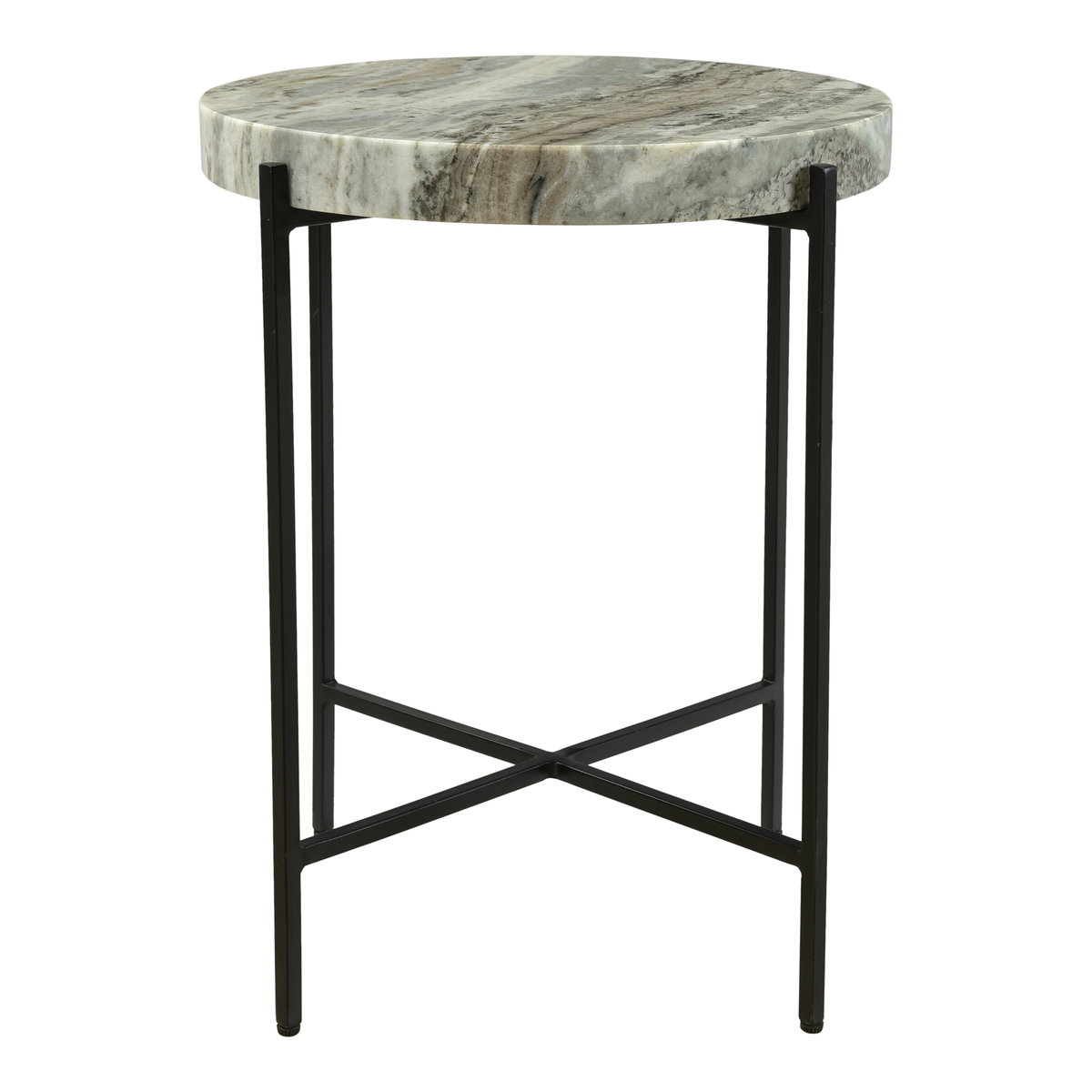 Cirque Accent Table Light Brown, Side & End Table by Moe's Home, 18" width x 22" height x 18" depth View 1