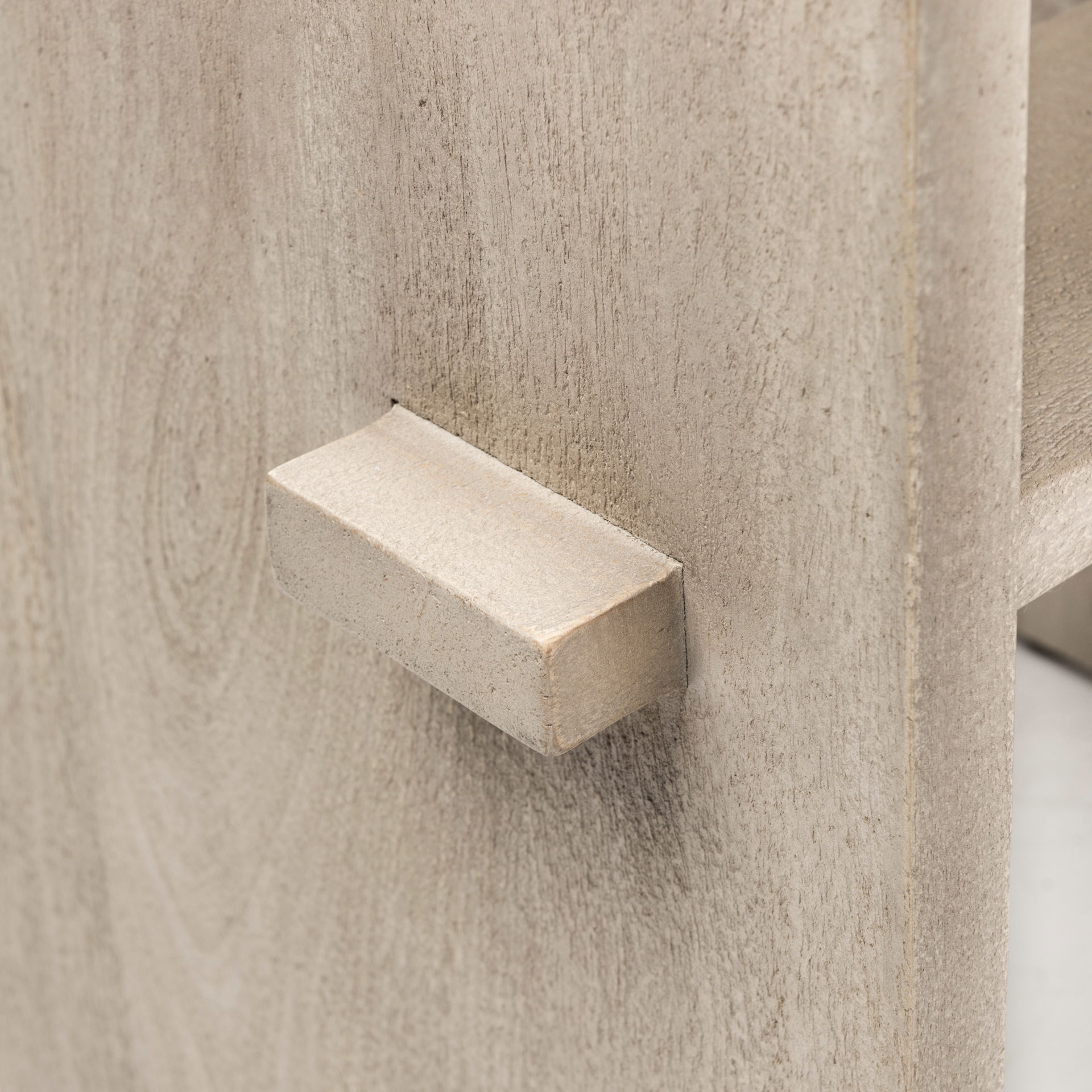 Aida 26' Seat Height Light Gray Wood Counter Stool, Counter & Bar Stool by Mercana, 18.5" length x 14" width x 26" height View 10