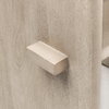 Aida Backless 26in Seat Counter Stool | Light Gray, Counter & Bar Stool by Mercana, 18.5" length x 14" width x 26" height thumbnail 13