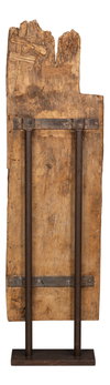O'kelly Wood Carved Panel, Furniture by Sarreid, 19" length x 7" width x 57" height thumbnail 3