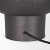 Salaah Black Brushed Metal with Beige Shade Table Lamp thumbnail 7