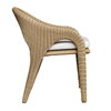 Kavali Outdoor Wicker Dining Armchair, Outdoor Chair by Uttermost, 1'11.5" width x 2'8" height x 2'1.25" depth thumbnail 7