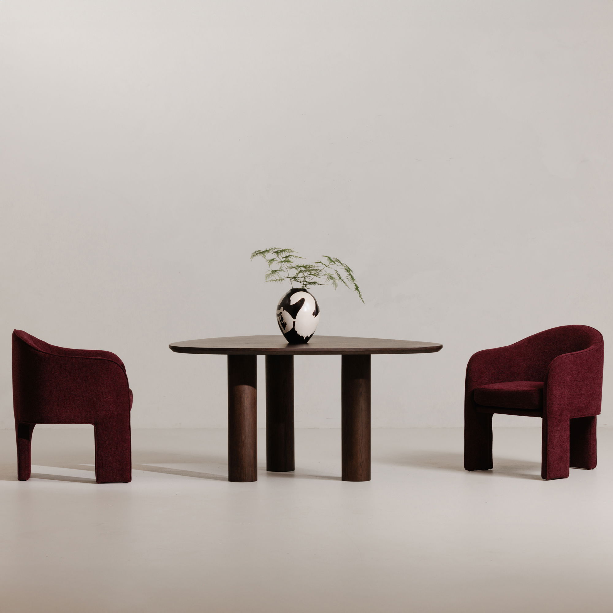 Clara Dining Chair Plum large image 