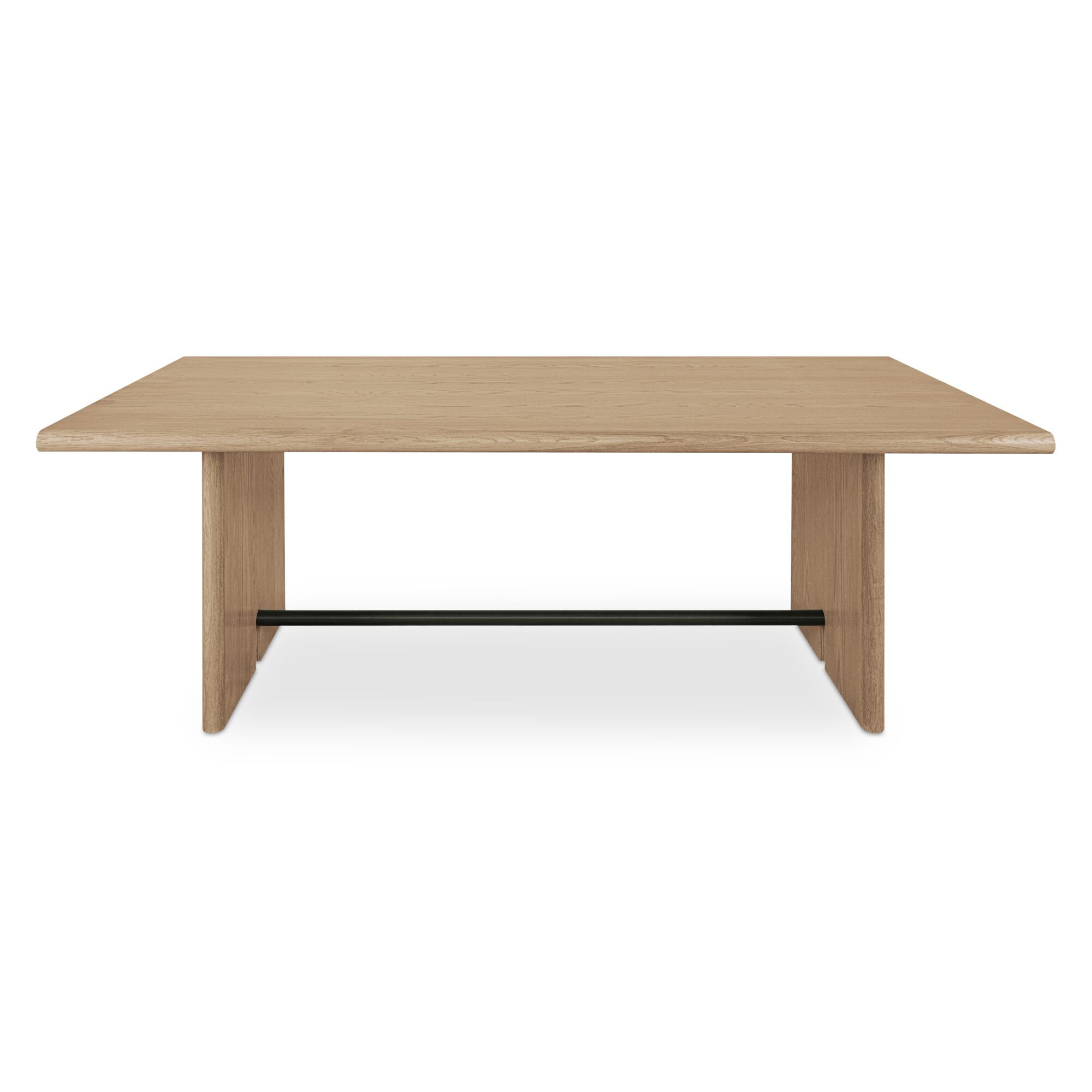 Madison Dining Table Natural, by Moe's Home, 82" width x 30" height x 42" depth View 1