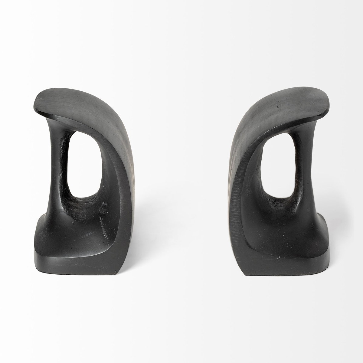Last Cobbler's (Set of 2) 8L x 6W Black Shoemaker Tool Bookends, by Mercana, 7.5" length x 5.5" width x 6" height View 8
