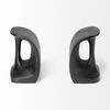 Last Cobbler's (Set of 2) 8L x 6W Black Shoemaker Tool Bookends, by Mercana, 7.5" length x 5.5" width x 6" height thumbnail 8