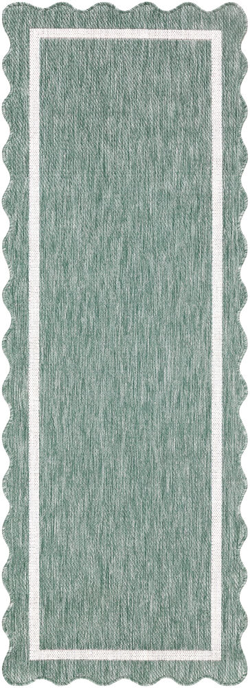 Miami Beach Machine Woven Rug, by Surya, 7'2.61" length x 2'7.5" width