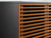 64' Rowan Media Center, Amber, Media Console by Greenington, 64.5" length x 20" width x 27.75" height thumbnail 3