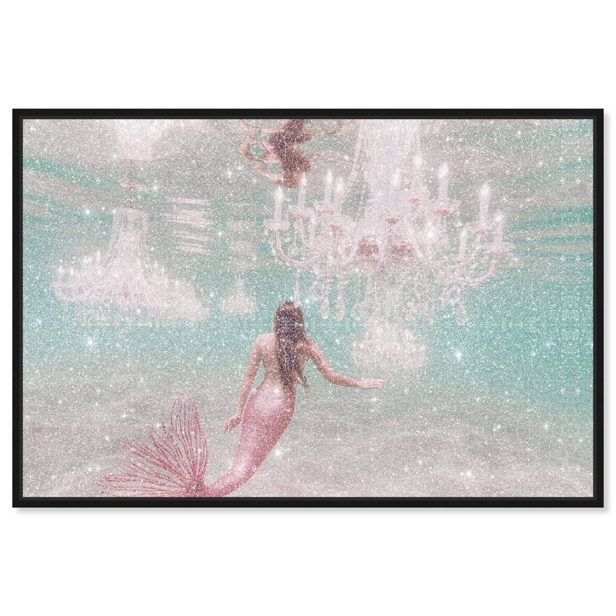 Lost City of Mermaids II (Diamond Dust), Art by Oliver Gal,  45x30 View 1