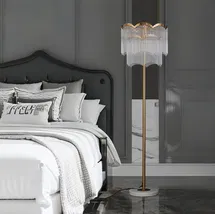 Online Designer Bathroom Light Luxury Crystal Floor Lamp