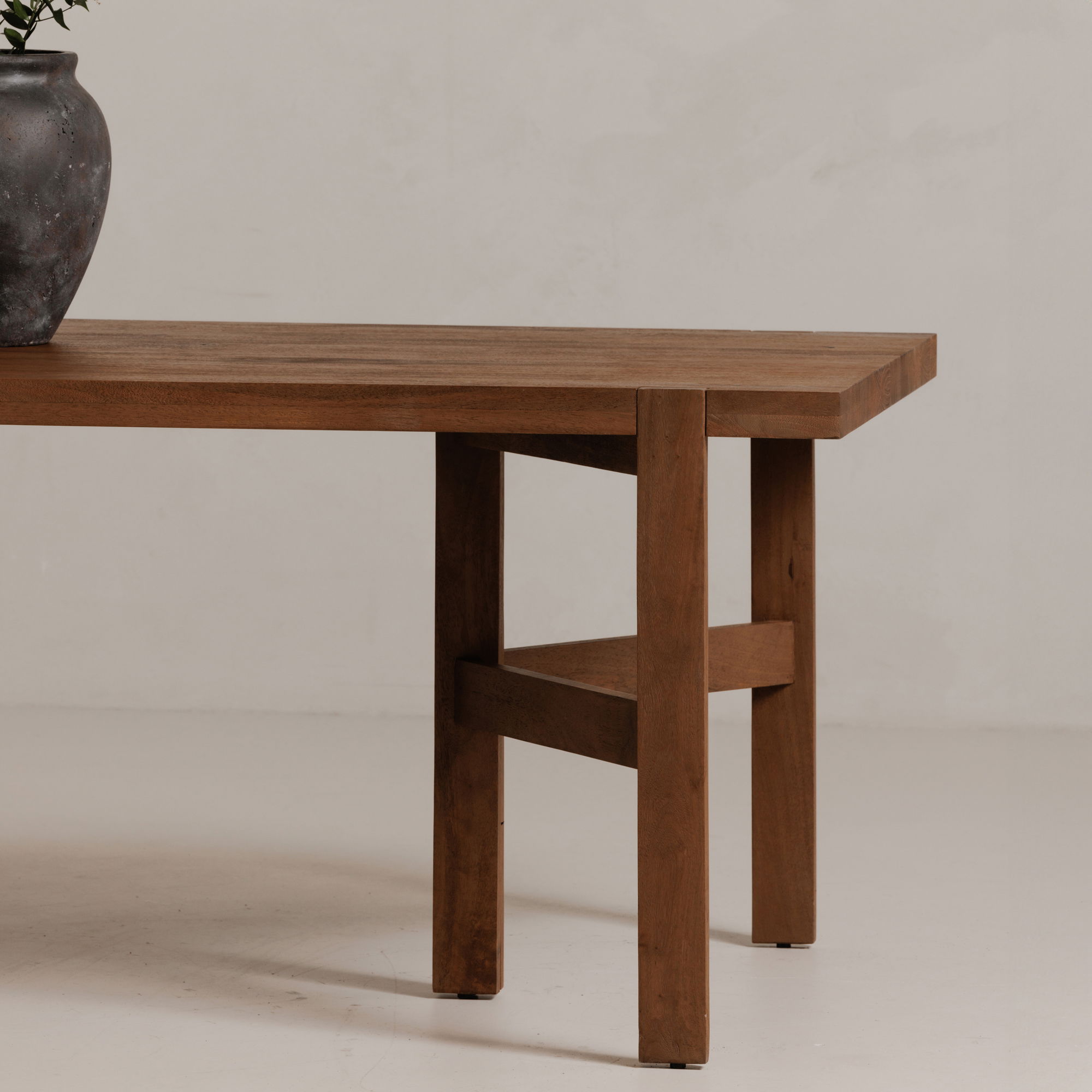 Workshop Dining Table Vintage Brown large image 