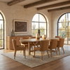 Terra Light Brown Wood Fluted Sideboard, Sideboards & Buffet by Mercana, 72" length x 19" width x 32" height thumbnail 4