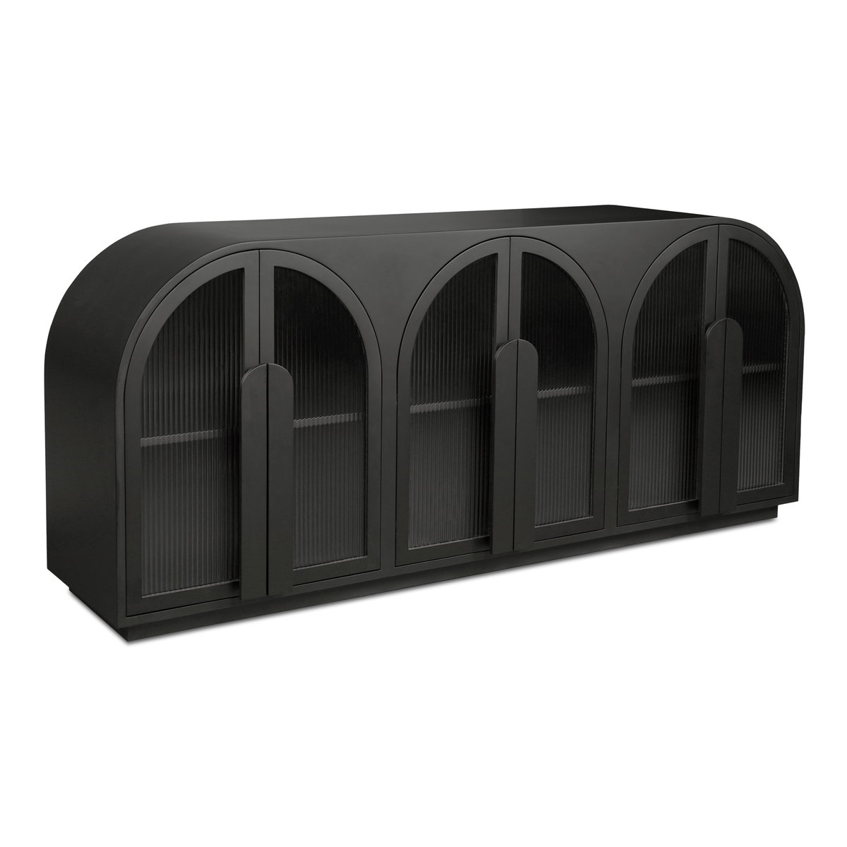 Salone Sideboard Black, Cabinets & Sideboard by Moe's Home, 79" width x 34" height x 18" depth View 3