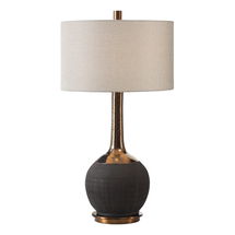 Online Designer Living Room Arnav Textured Black Lamp