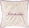 Joie de Vivre Accent Pillow Down, Decorative Pillow by Surya, 22" length x 22" width thumbnail