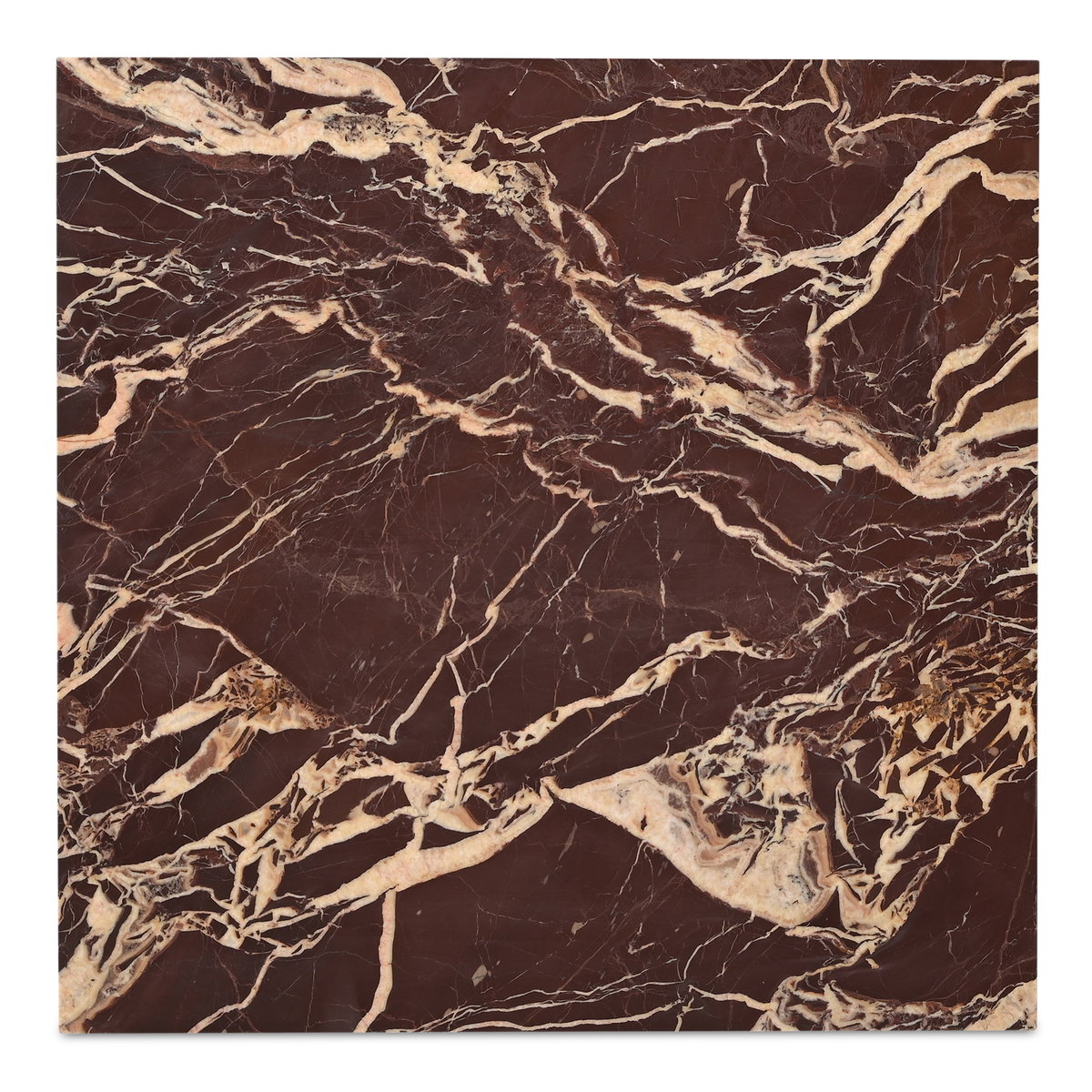 Rosa Coffee Table Rosso Levanto Marble, by Moe's Home, 40" width x 16" height x 30" depth View 10