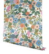 Garden Party Cobalt Multi Peel & Stick Wallpaper thumbnail 2