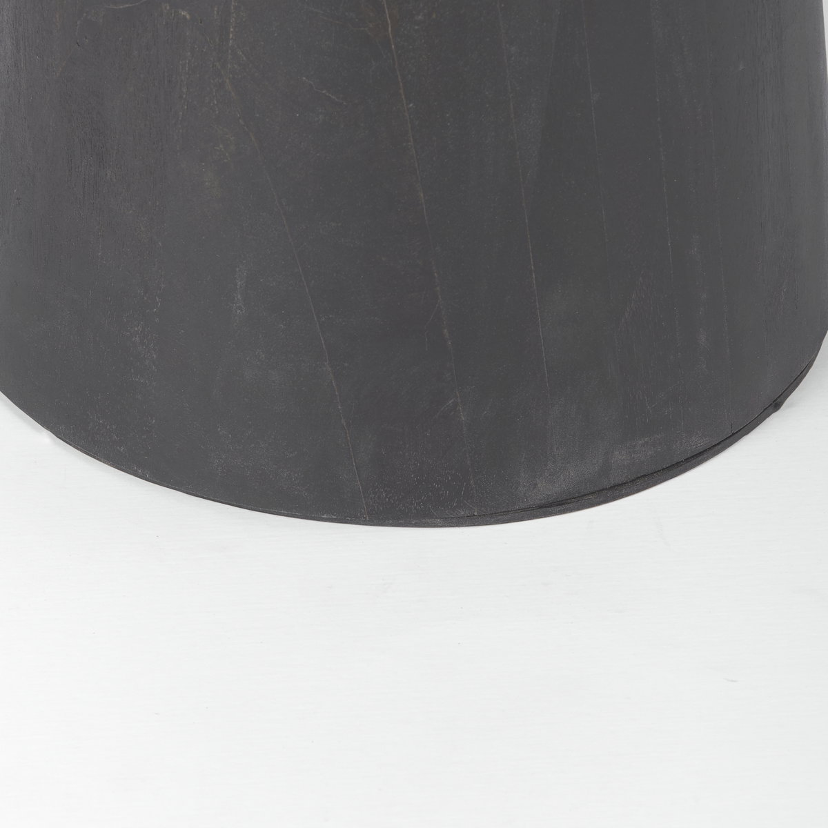 Maxwell 32' Round Pedestal Dining Table | Modern | Black-Brown Wood & Black Metal | Seats 2, by Mercana, 32" length x 32" width x 36" height View 10
