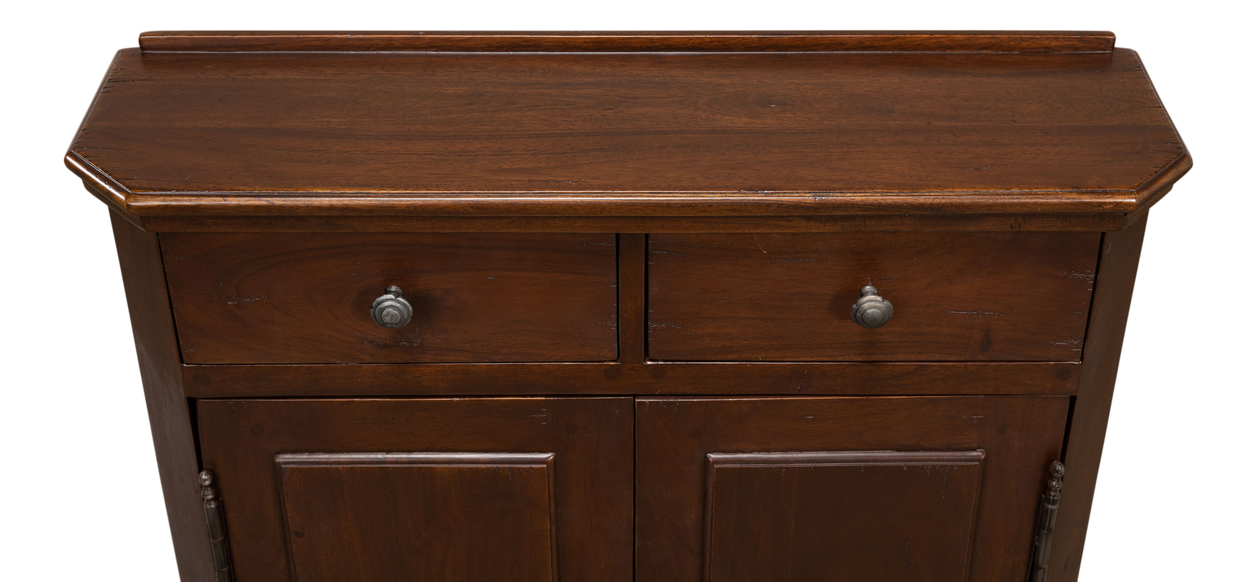 Austrian Hall Cabinet, Walnut, Cabinets & Sideboard by Sarreid, 26" length x 7" width x 35" height View 12