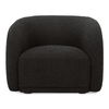 Faye Accent Chair Black Boucle, by Moe's Home, 33.5" width x 29.8" height x 32.2" depth thumbnail 1