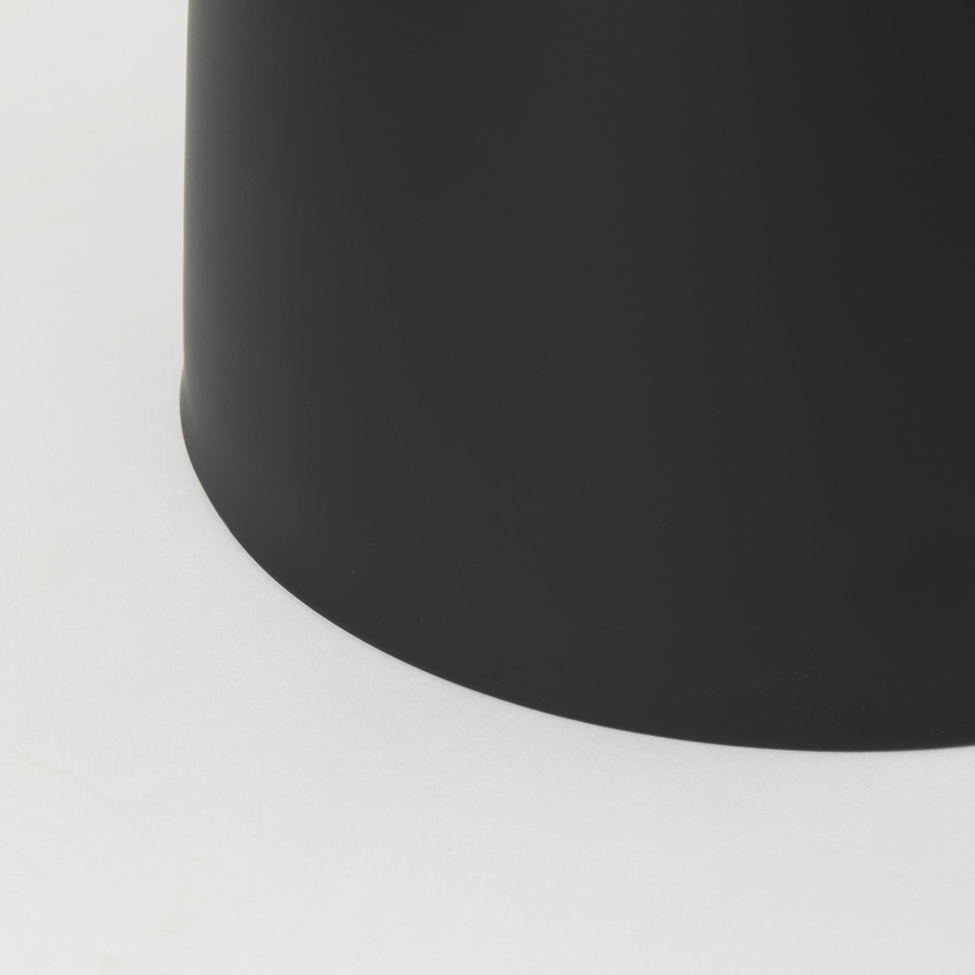 Talulla  Matte Black Metal Accent Table large image 