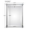 Adara Vanity Mirror, by Uttermost, 2'1.75" width x 2'9.5" height x 2" depth thumbnail 3