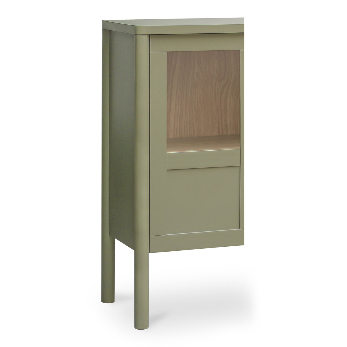 Hannah Cabinet Green, Cabinets & Sideboard by Moe's Home, 35" width x 41.3" height x 16.9" depth View 6