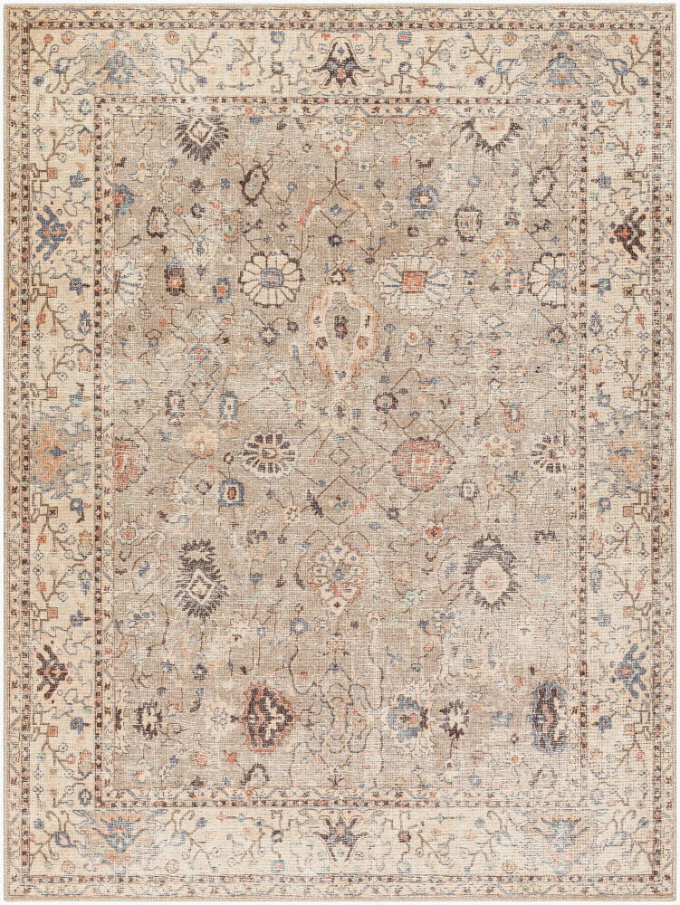 Davina Machine Woven Rug, by Surya, 6'11.86" length x 5'2.99" width
