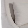 Coley White Linen Armless Chair thumbnail 7