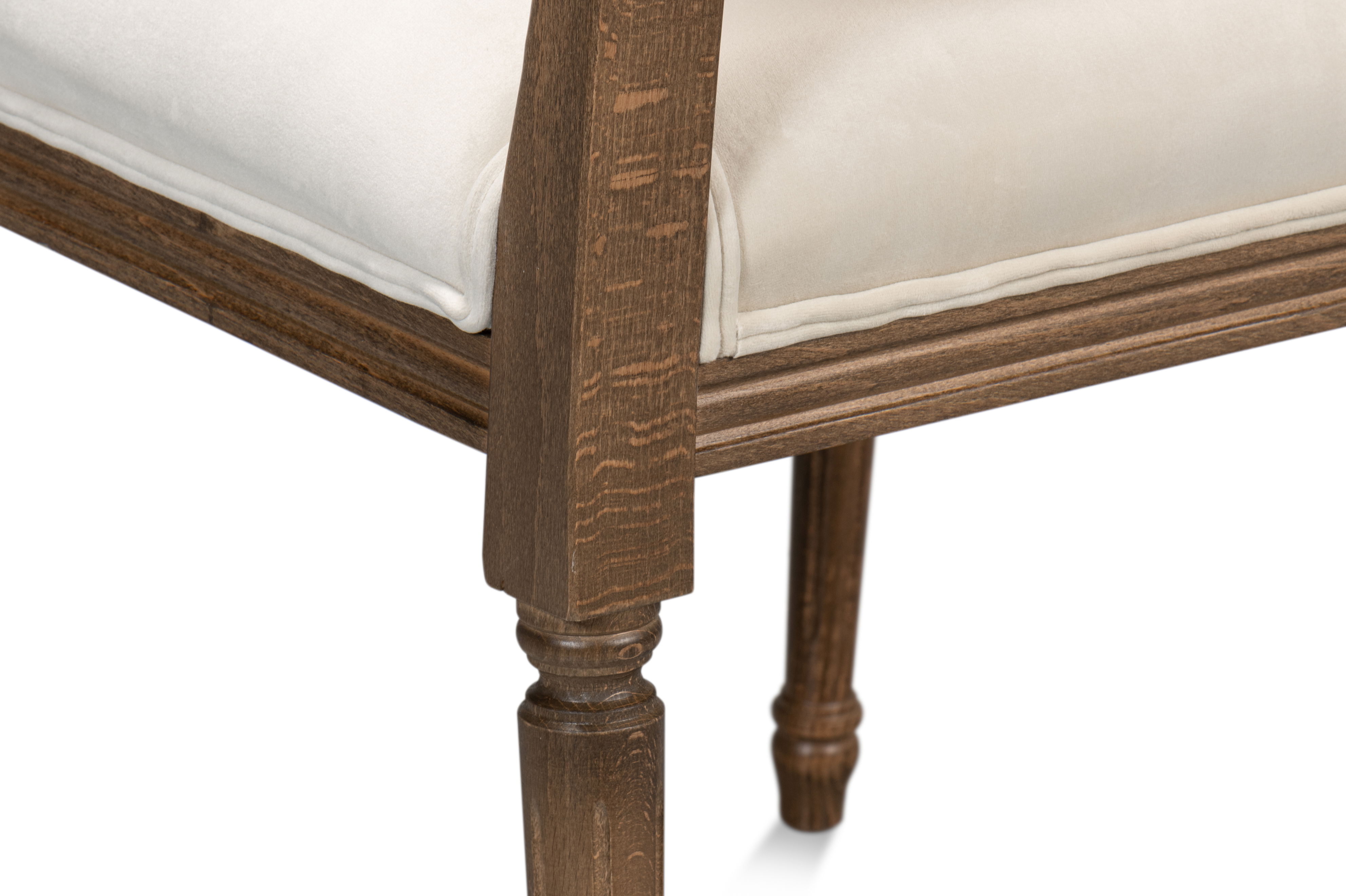 Louis Xvi Squared Side Chair,Driftwood large image 