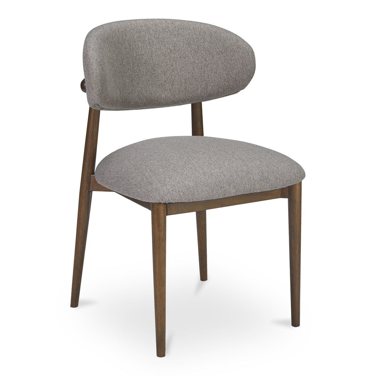 Ellie Dining Chair Light Brown, by Moe's Home, 19.5" width x 32" height x 20.5" depth View 2