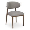 Ellie Dining Chair Light Brown, by Moe's Home, 19.5" width x 32" height x 20.5" depth thumbnail 2