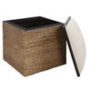 Island Square Straw Accent Stool thumbnail 5