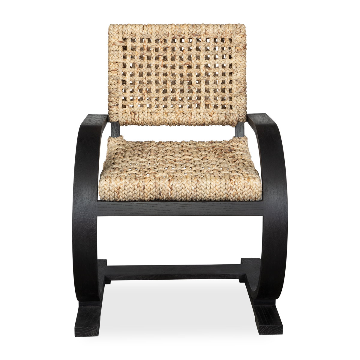Rehema Black Dining Chair, by Uttermost, 24.5" width x 37.8" height x 25" depth View 1