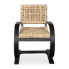 Rehema Black Dining Chair, by Uttermost, 24.5" width x 37.8" height x 25" depth thumbnail 1