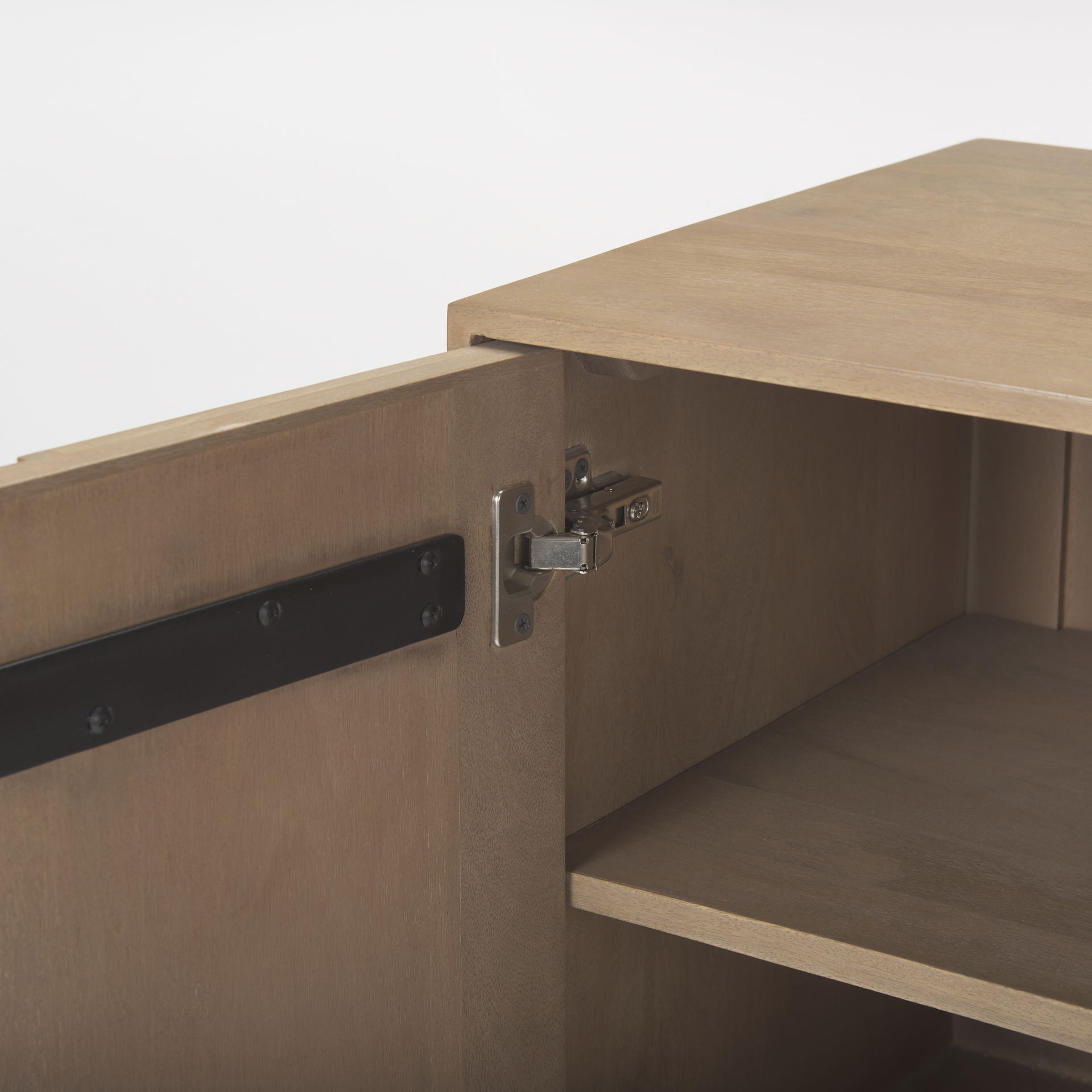 Sable  Light Brown Wood Accent Cabinet, Cabinets & Chest by Mercana, 37" length x 17" width x 30.5" height View 9