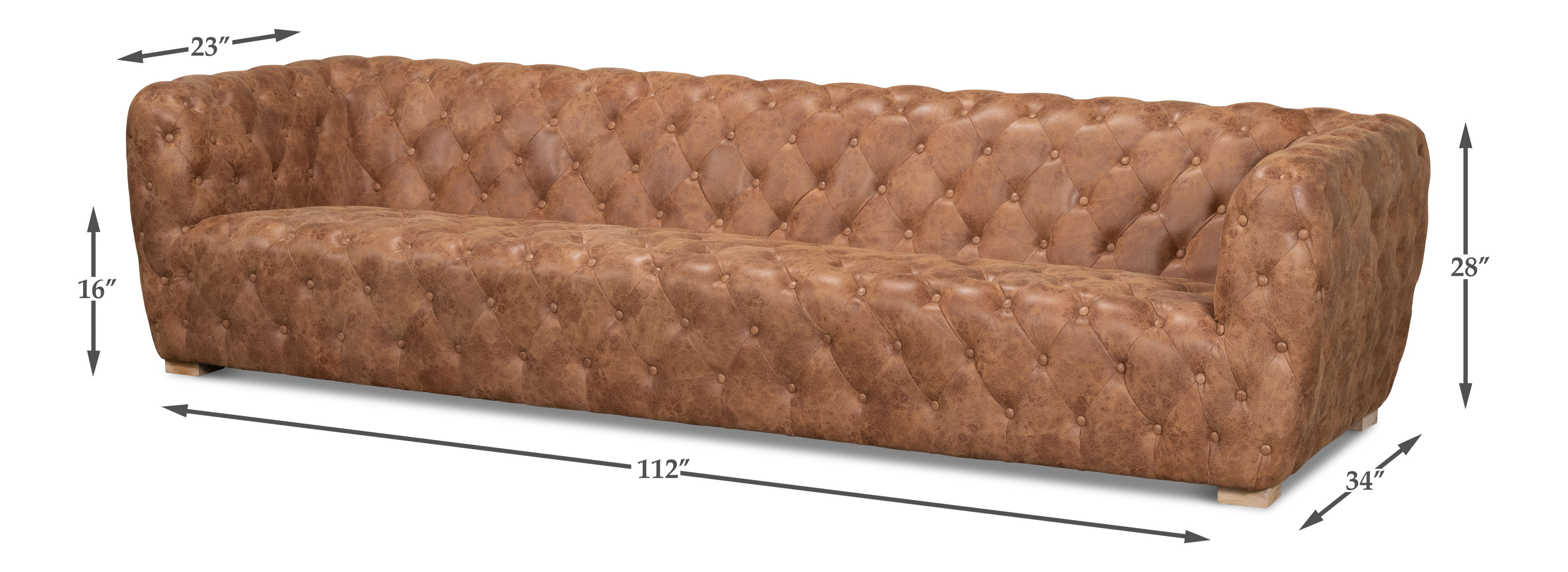 Long Stanley Sofa, Tan large image 