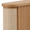 Elara Sideboard Natural, Sideboards & Buffet by Dovetail, 47.25" width x 36.25" height x 14" depth thumbnail 8