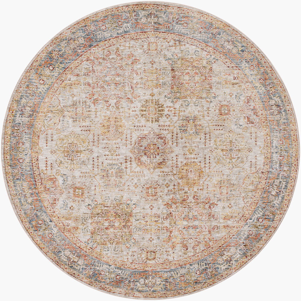 Naila Machine Woven Rug, by Surya, 6'6.74" length x 6'6.74" width