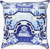 Geisha Accent Pillow Poly, Decorative Pillow by Surya, 18" length x 18" width thumbnail