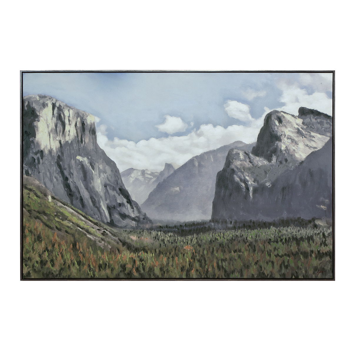 Granato, Painting by Renwil, 40" height x 1.38" depth View 1