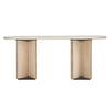 Oja Console Table Natural, by Dovetail, 71" width x 29.6" height x 17.75" depth thumbnail 4