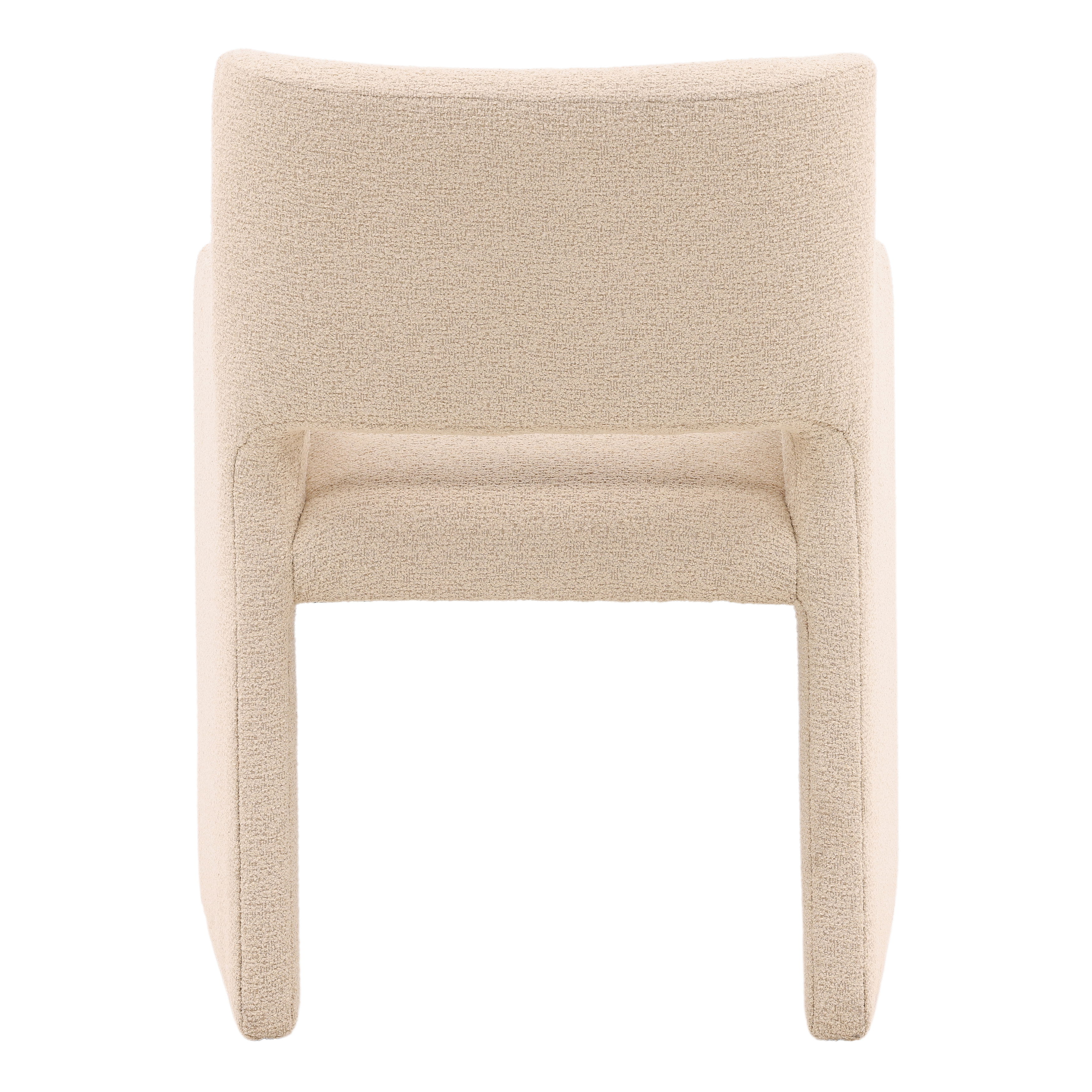 Larson Dining Chair Sand, by Dovetail, 25.5" width x 33.5" height x 24" depth View 4