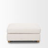 Halston Small Ottoman Oatmeal Performance Fabric, Sectional Sofa by Mercana, 38.5" length x 26.5" width x 19" height thumbnail 6