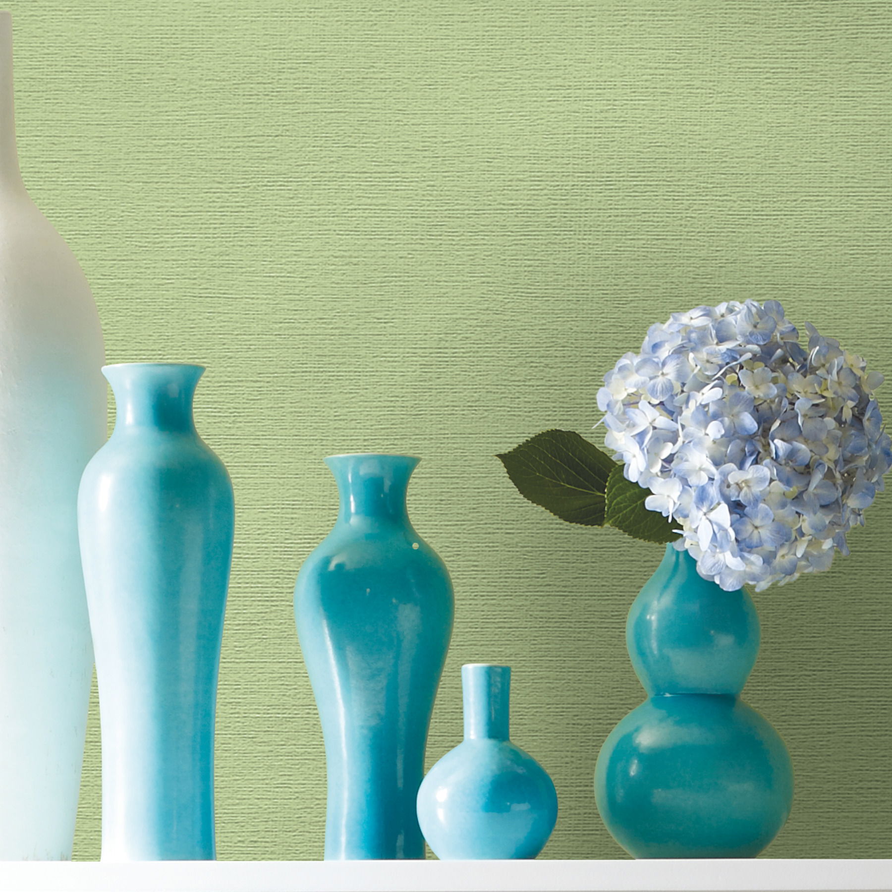 Tight Linen Paintable White Wallpaper large image 